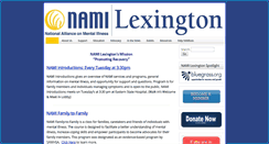 Desktop Screenshot of namilexington.org